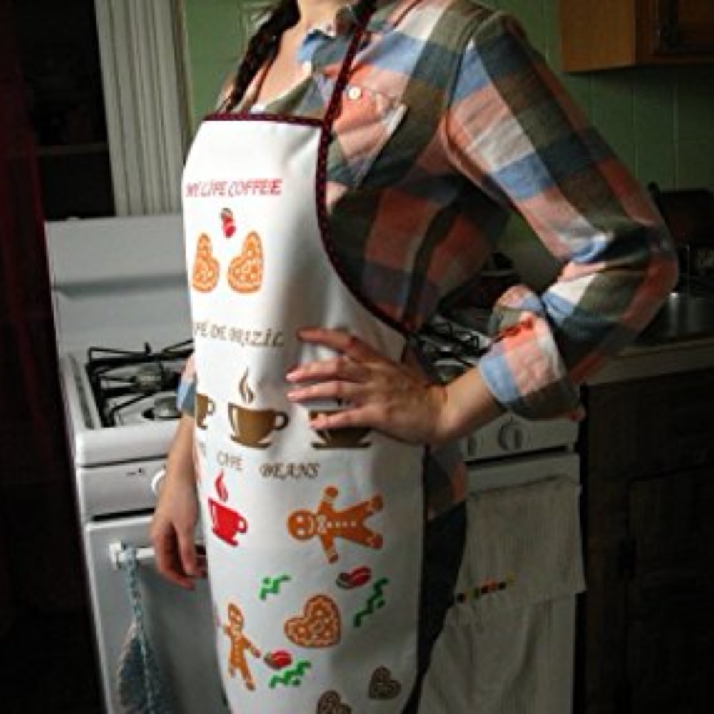 gingerbread cookie man Women's Apron WATERPROOF